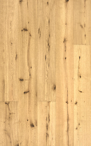 Ingénierie Chêne Blanc Brossé Rustique - 7 1/2 x 3/4 Club 3mm top
