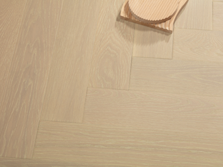 Ingénierie Chêne Blanc Herringbone  Brossé ABC - Wheat Berry  5 x 3/4
