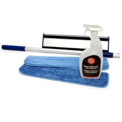 Vadrouille avec tampons et nettoyant